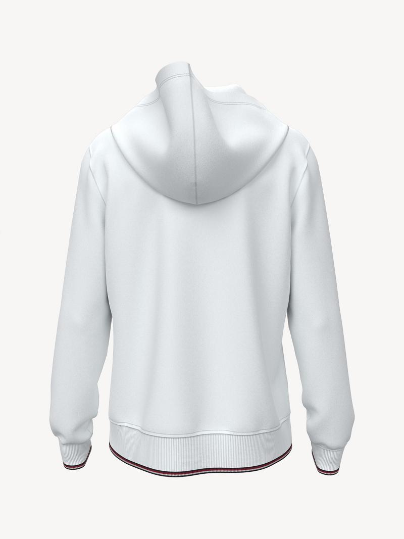 Női Tommy Hilfiger Essential Hoodies Fehér | HU 142QMA